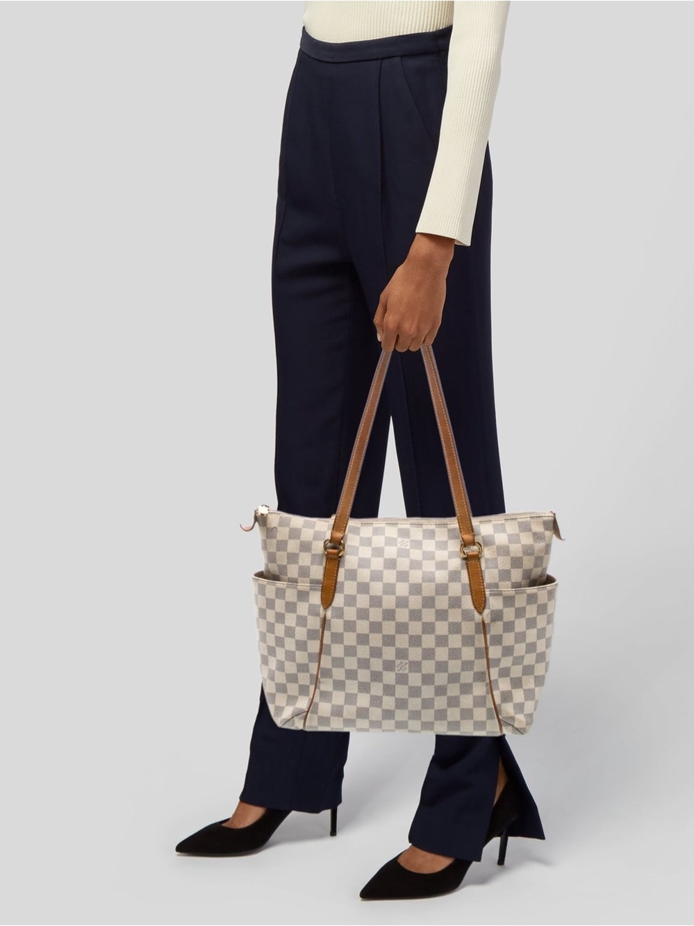 LOUIS VUITTON / Damier Azur Totally PM
